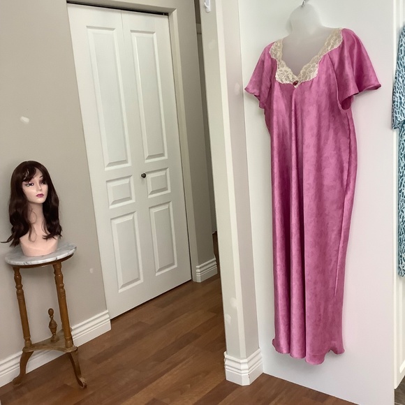 Vintage satin nightie XXL - Picture 5 of 11